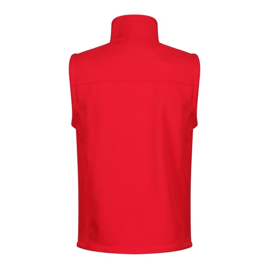 Regatta Mens Flux Softshell Body Warmer (Classic Red/Seal Grey)