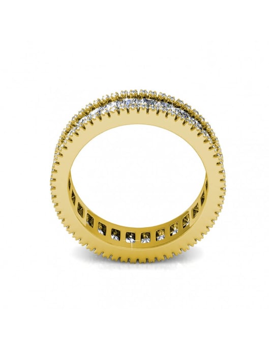 Glamour Lock Ring - Gold und Kristall - Image 5