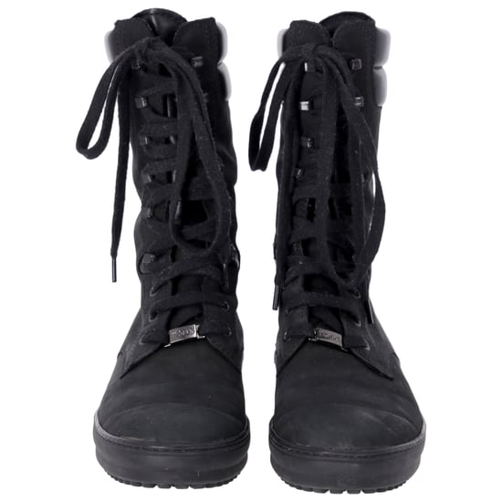 Tods' Schnürkampfstiefel aus schwarzem Wildleder - Image 3