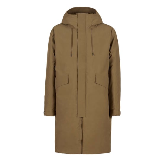 Herren C.P. Company Micro Hoodie Daunenparka Jacke in Beige - Image 1