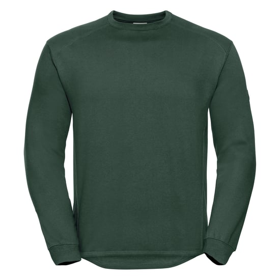 Russell Herren Rundhalsausschnitt Set In Sweatshirt Top (Flasche Grün) - Image 1
