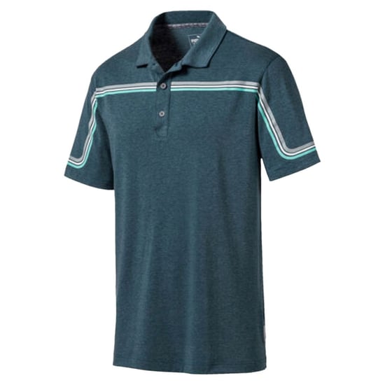 Puma Herren-Poloshirt „Looping“, Blau - Image 1