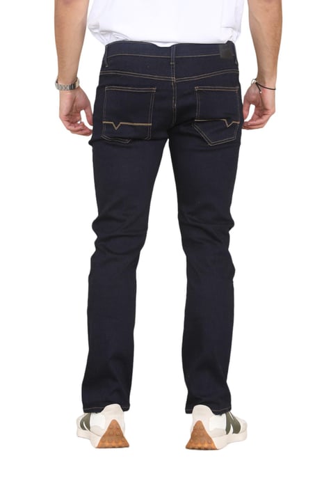 MYT Herren-Jeans mit geradem Bein, Hyper-Stretch-Denim in Indigo - Image 2