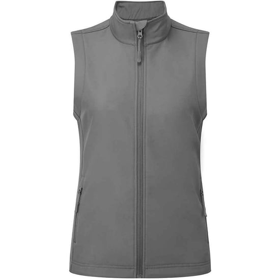 Premier Womens/Ladies Windchecker Gilet (Dunkelgrau) - Image 1