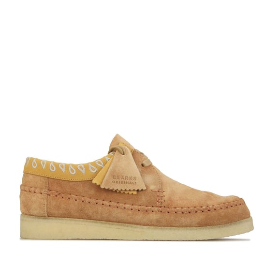 Chaussures Weaver Suede Clarks Originals Pour Homme en Brun Roux - Image 1