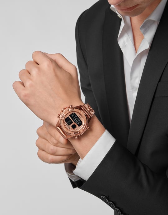 Philipp Plein The G.o.a.t. roségold Unisex Armbanduhr PWFAA0421 - Image 4