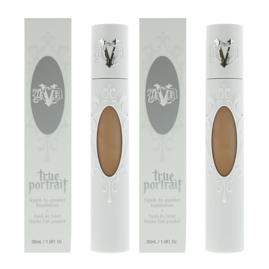 KVD Beauty True Portrait Liquid-To-Powder Foundation 30ml - Tan 066 x 2