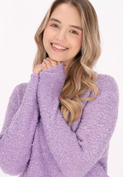 Mymo Pullover Damen violett - Image 5