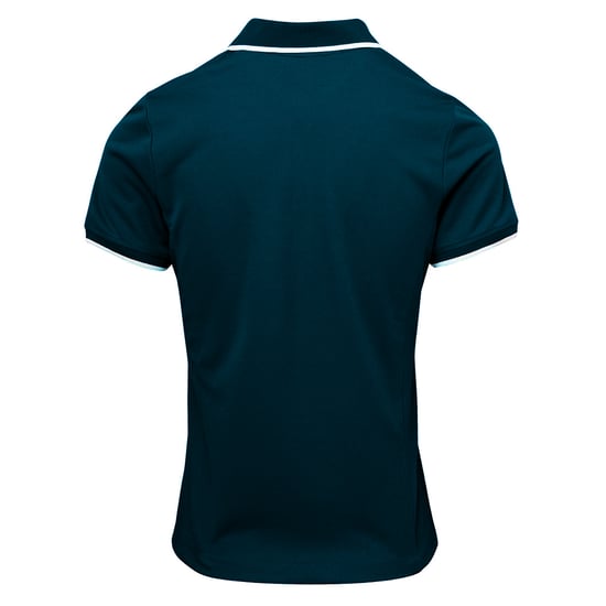 Premier Womens/Ladies Coolchecker Kontrast-Pique-Poloshirt (Navy/Weiß) - Image 2