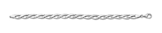 Orphelia Damen 925 Sterling Silber Set: Kette + Armband - Silber SET-042 - Image 3