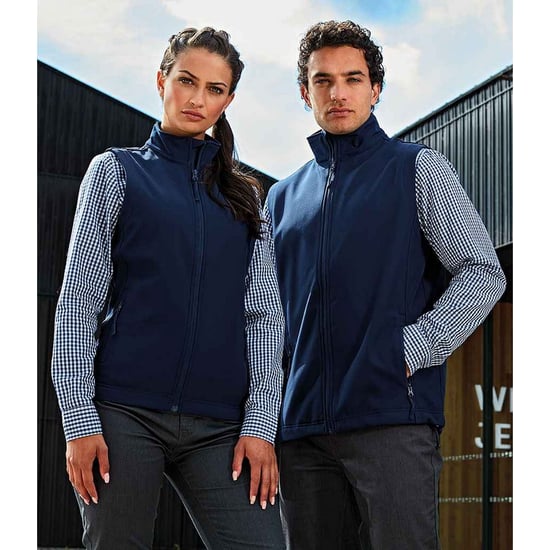 Premier Womens/Ladies Windchecker Gilet (Marine) - Image 2