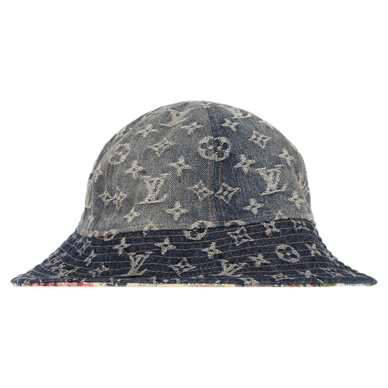 Louis Vuitton Monogram-Teppich Wendbare Bucket Hat in Blaue Denim - Image 3