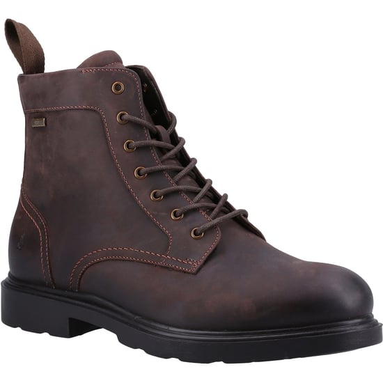 Hush Puppies Porter Leder Herren Stiefel Braun - Image 1