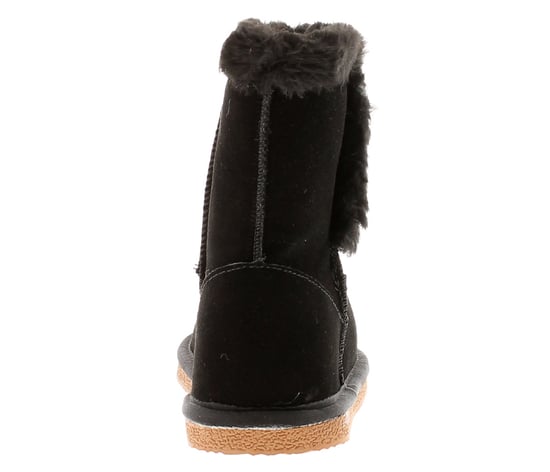 Hush Puppies Ashlyn Genuine Suede Bootie Slippers Black