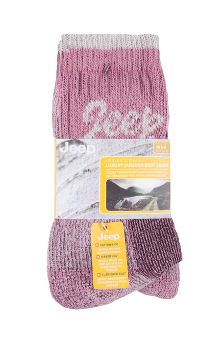 JEEP TERRAIN - 3 Paar Baumwoll-Wandersocken für Damen - Image 2