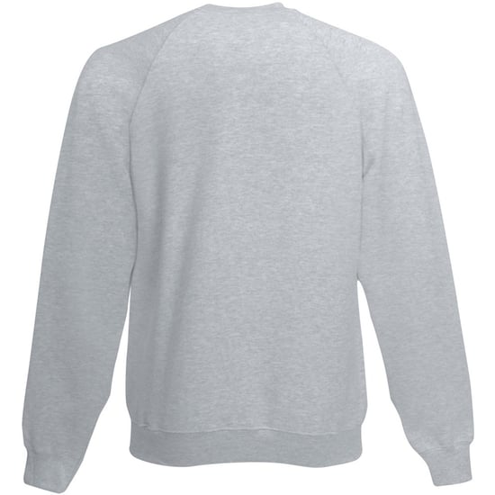Fruit Of The Loom Herren Raglan-Ärmel Belcoro® Sweatshirt (Heather Grey) - Image 3
