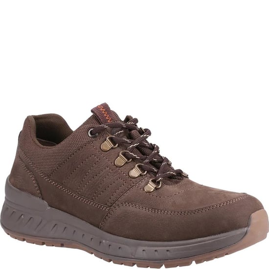 Cotswold Mens Longford Leather Shoes (Brown)