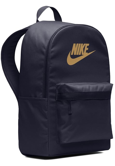 NIKE Unisex Heritage Backpack - 2.0 Tasche Schwarz mit Gold Logo - Image 3
