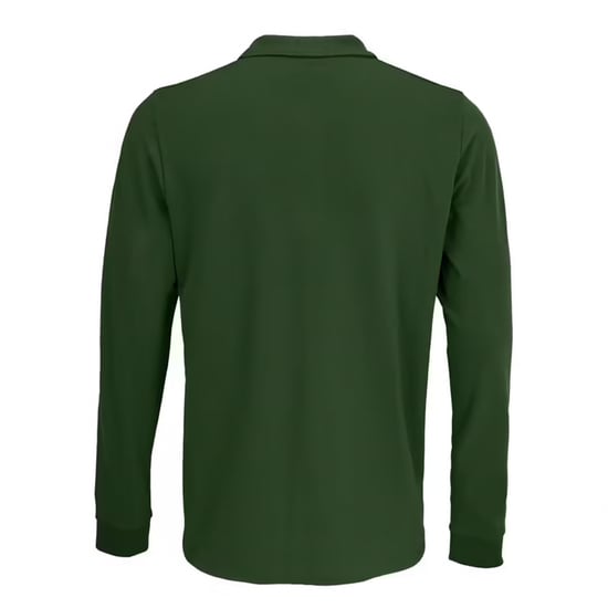 SOLS - Poloshirt für Herren/Damen Unisex Langärmlig (Flaschengrün) - Image 2