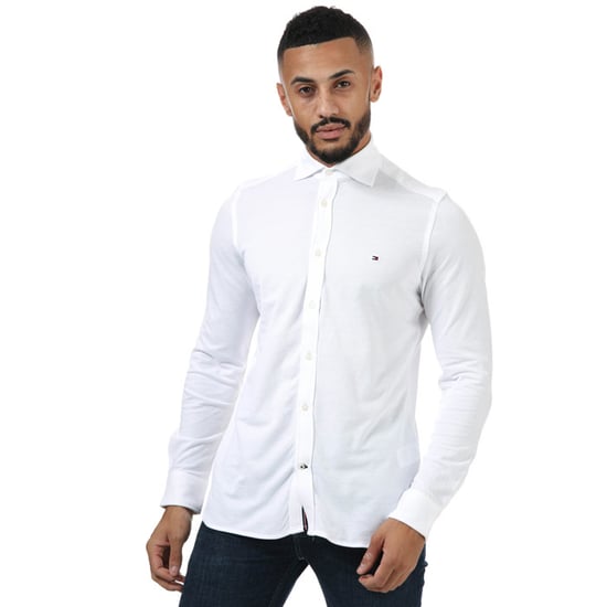 Men's Tommy Hilfiger Long Sleeve Shirt in White