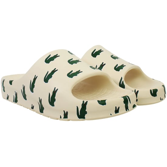 Lacoste Serve Slide 2.0 223 3 SFA Beige Damen-Slider - Image 1