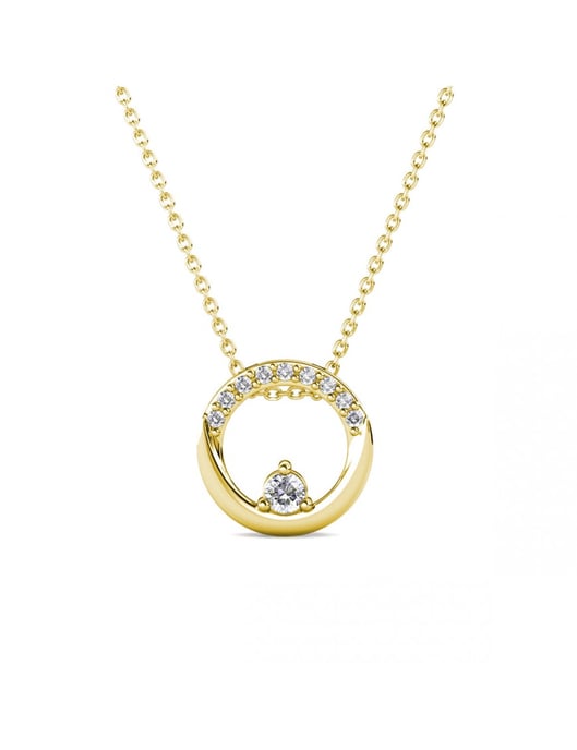 Anhänger Clarine - Doré et Cristal - Image 1