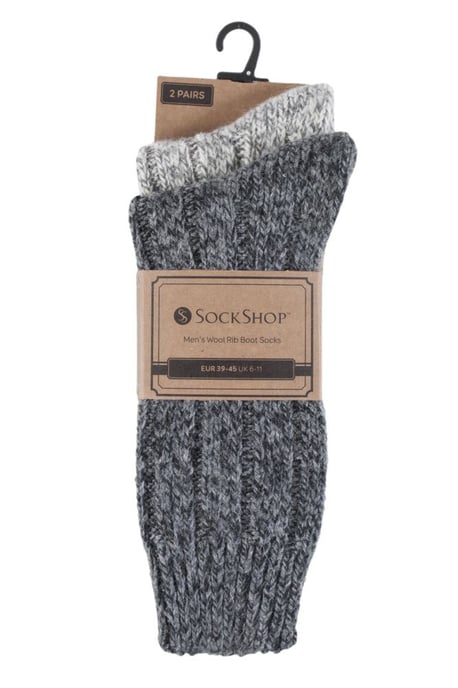 2 Paar Herren Damen dicken schweren Winter warme Wolle Wandern Boot Socken - Image 2