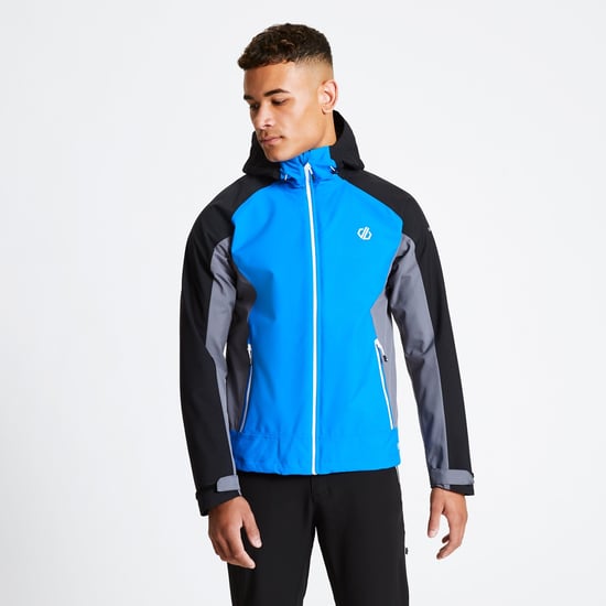 Dare 2B Herren Jacke Recode mit Kapuze, wasserfest (Blau/Schwarz) - Image 4