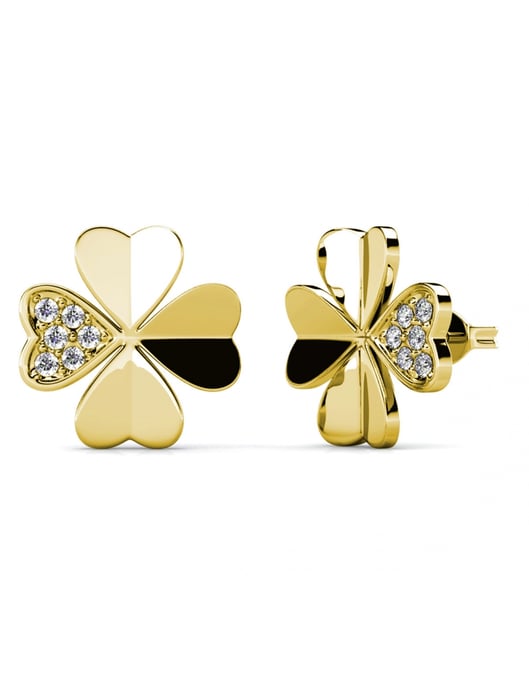 Parure et Coffret Kleeblatt - Doré et Cristal - Image 3