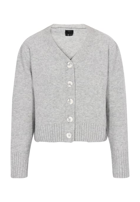 Dreimaster Cardigan Damen Grau Melange - Image 1