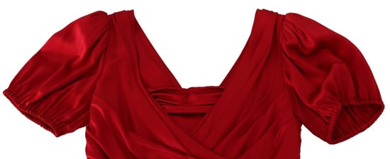 Dolce & Gabbana Damen rotes Seiden-Mermaid-Kleid - Image 5