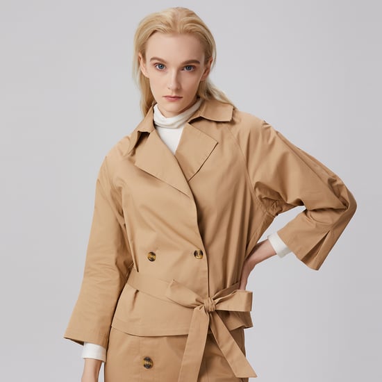Zweireihiger Trenchcoat aus Baumwolle - Image 1