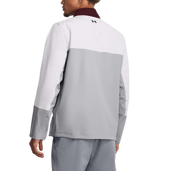 Men's Under Armour Stormproof 3.0 Waterproof Jacket in red maroon