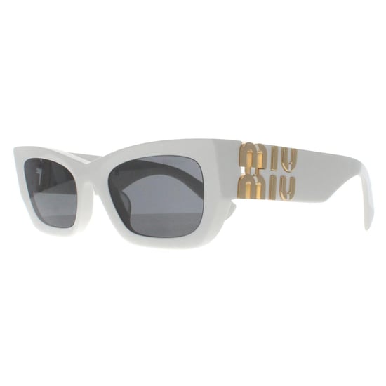Miu Miu Rectangle Womens White Dark Grey MU09WS