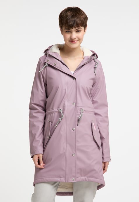 myMo Manteau de pluie avec doublure en fourrure tissée keepsudry - Image 2