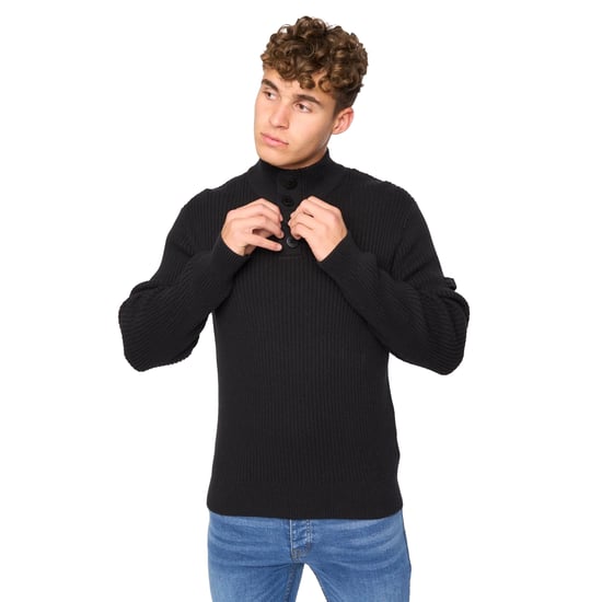 Crosshatch - "Wellburys" Pullover für Herren (Schwarz) - Image 3