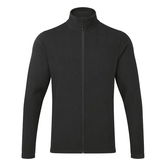 Premier Mens Recyclight Full Zip Fleece Jacke (Schwarz) - Image 1