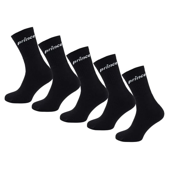 Prince 5er-Pack Tennissocken für Herren, schwarz, gepolstert - Image 1