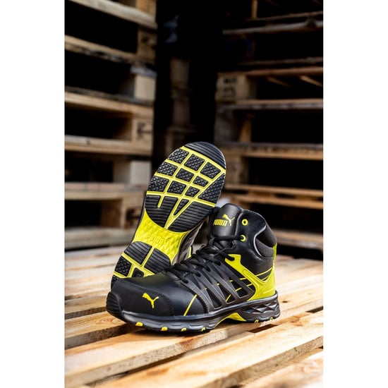 Puma Safety Velocity 2.0 MID S3 Leder Gelb Sicherheitsstiefel - Image 5