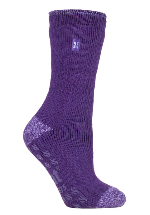 HEAT HOLDERS - Rutschfeste Damen-Thermo-Slipper-Socken mit Griffen - Image 1