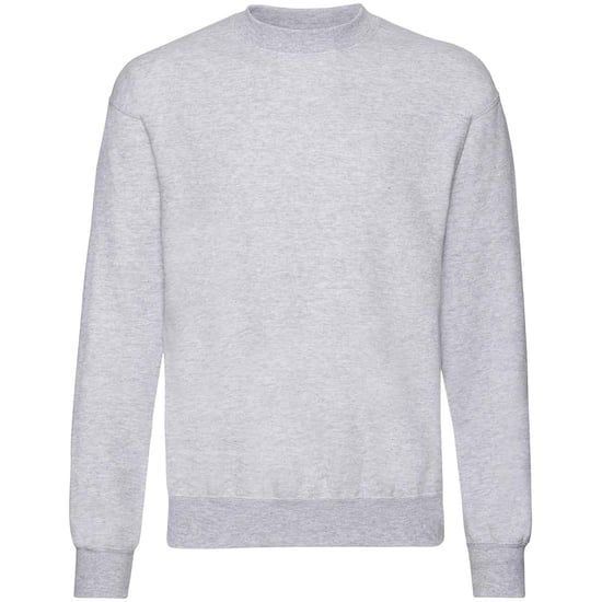 Fruit of the Loom - "Classic 80/20" Sweatshirt für Herren (Grau meliert) - Image 1