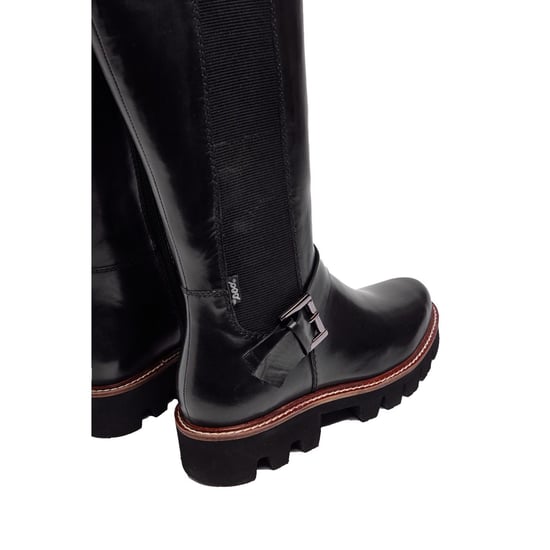 Pod Aleena Leder/Textil Damenstiefel Schwarz - Image 5