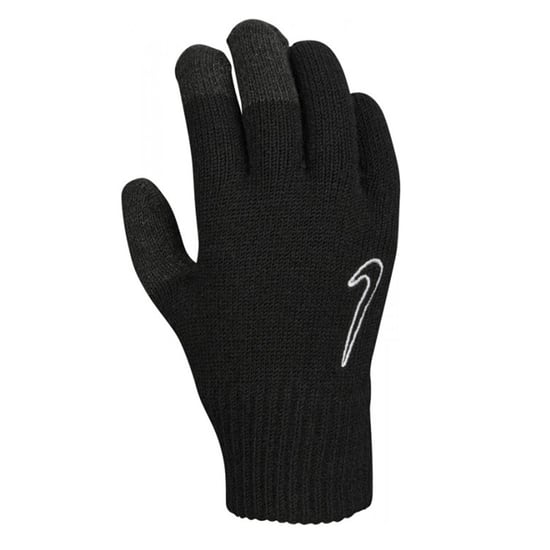 Nike 2.0 Knitted Grip Handschuhe (Schwarz/Weiß) - Image 1