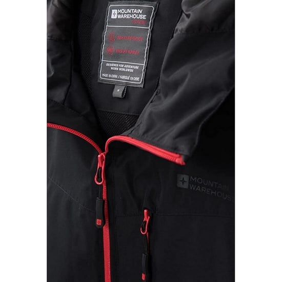 Mountain Warehouse Herren Brisk Extreme Wasserdichte Jacke (Schwarz) - Image 6