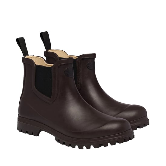 Superga - Damen Halbhohe Stiefel "798", Gummi (Dunkelbraun) - Image 3