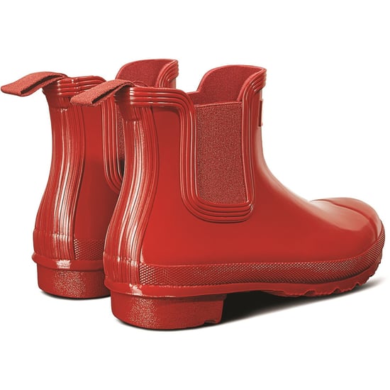 Hunter Original Chelsea Gloss Gummistiefel für Frauen Military Red Wellington Boots - Image 2