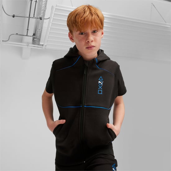 PUMA x PLAYSTATION Jungen Ärmellose Kapuzenjacke - Image 1