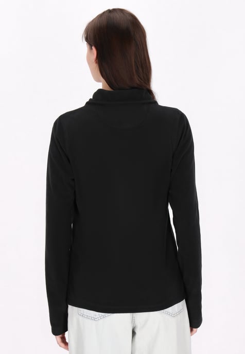 Mymo Fleecepullover Damen schwarz - Image 4