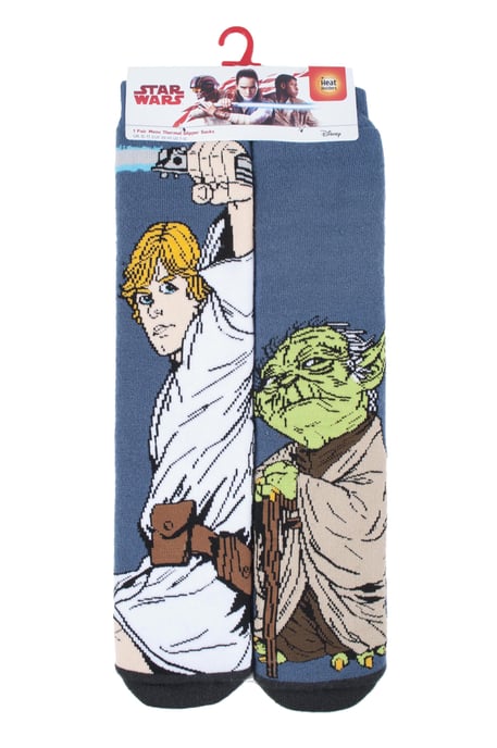 Wärmehalter - Herren Film & TV Thematische Thermosocken - Luke / Yoda - Image 2