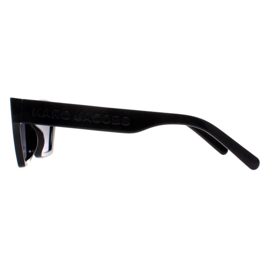 Marc Jacobs Cat Eye Womens Shiny Black Dark Grey Gradient MARC 657/S